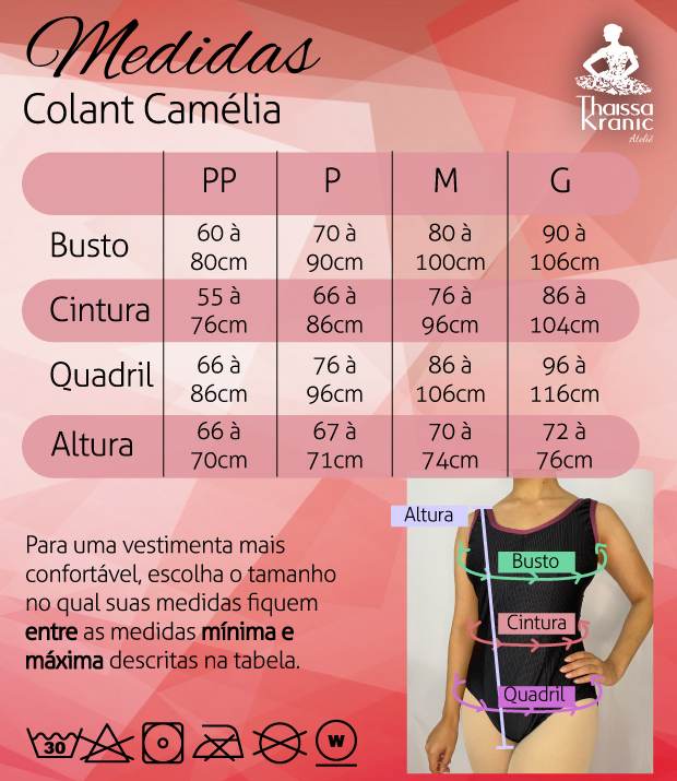 Medidas - Colant Camélia