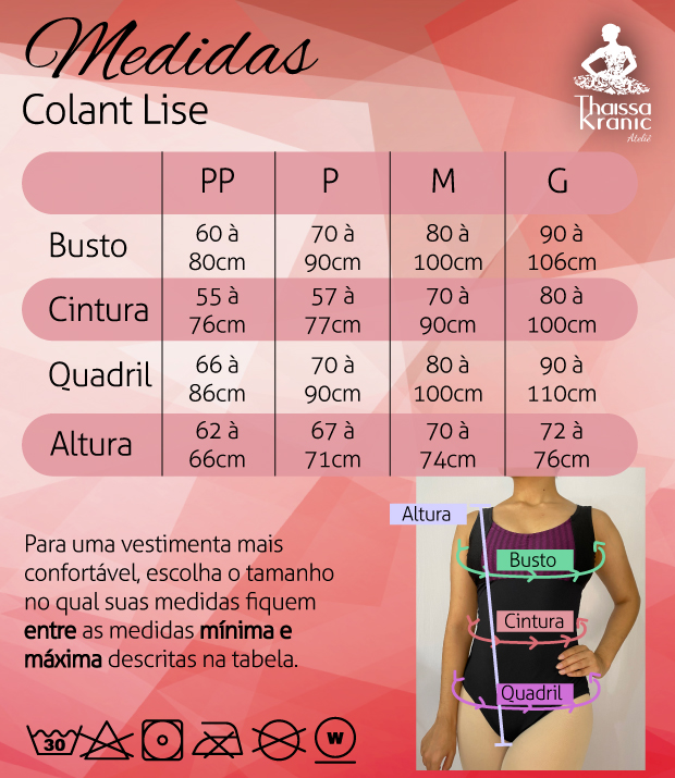 Medidas - Colant Lise