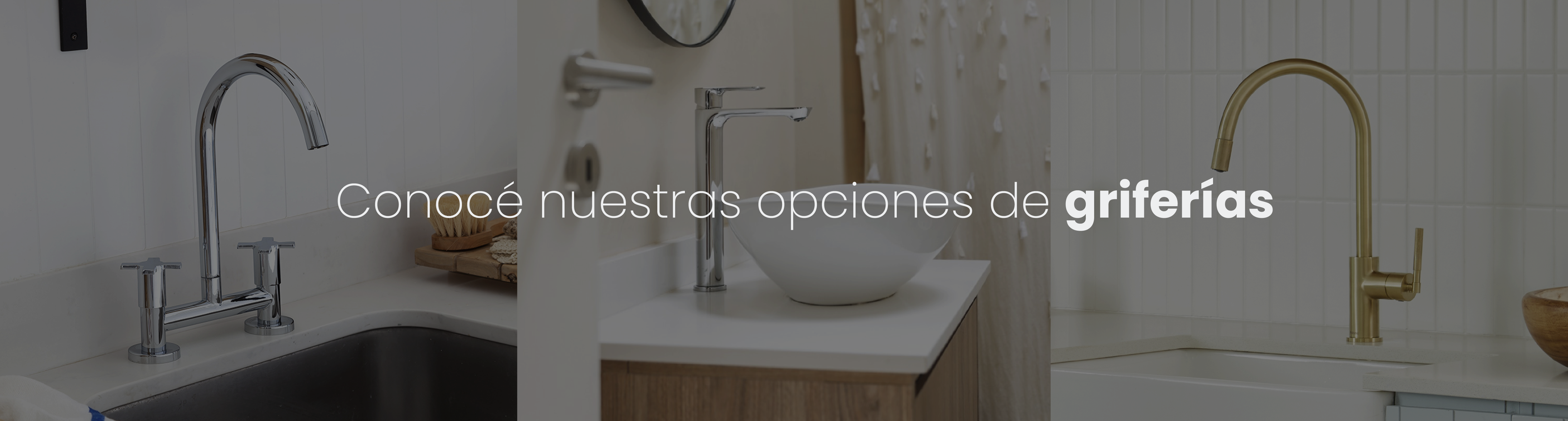 Conocé nuestras opciones de griferías