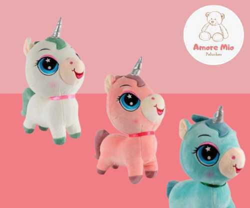 Unicornio de best sale colores peluche