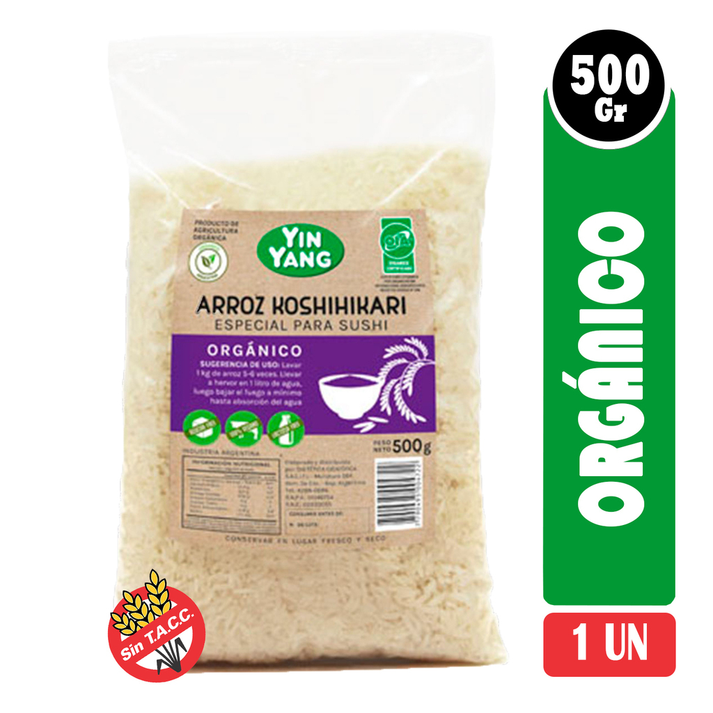 Organic Sushi Rice 500 g