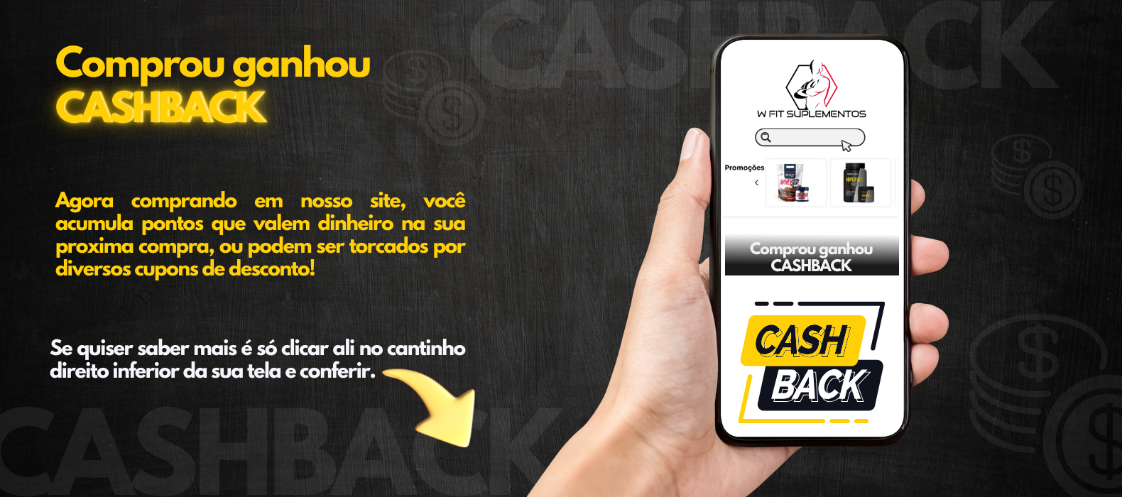 Agora você pode ganhar pontos ao comprar no nosso site e usa-los nas próximas compras!