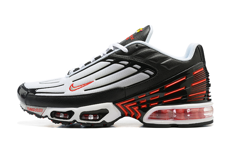 Air max plus hot sale red white black