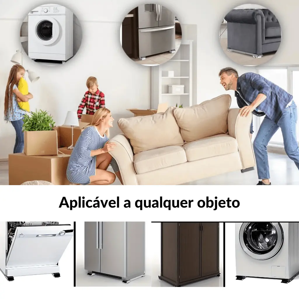 Base-ajustável-para-máquina-de-lavar-geladeira-aplicável-em-qualquer-objeto