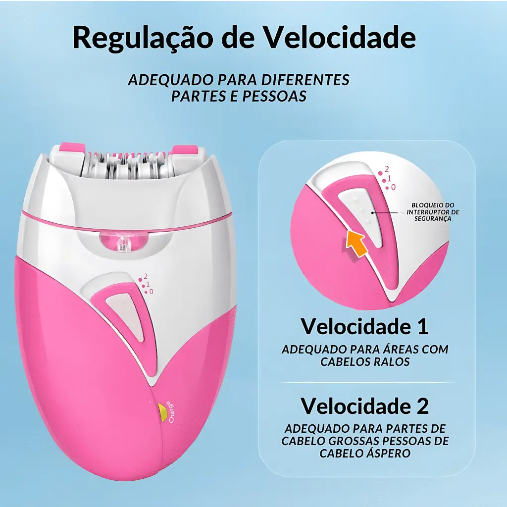 Depiladora-Elétrica-Recarregável-Feminina-regulaçao-2-velocidades