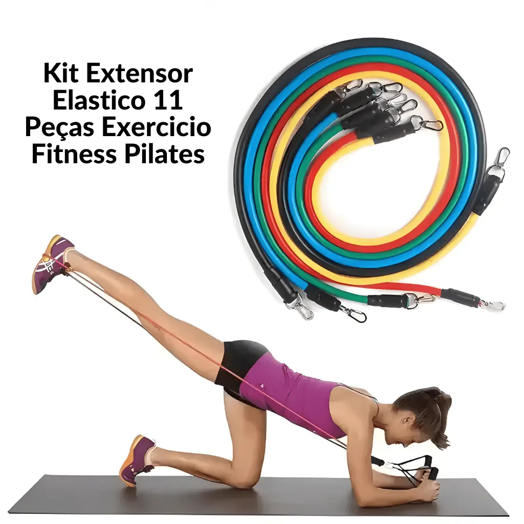 Kit-Extensor-Elástico-11-Peças-Kit-Extensor-Elástico-11-Peças-diversos-usos