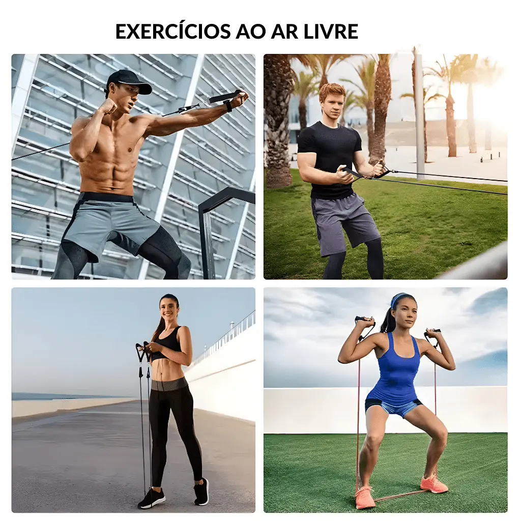 Kit-Extensor-Elástico-11-Peças-exercicio-ar-livre