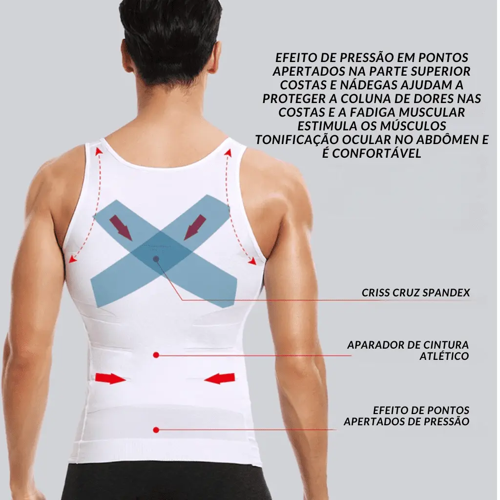 Regata-de-Compressão-Slim-Fit-Modeladora-Corporal-Masculina-caracteristicas-trás-2