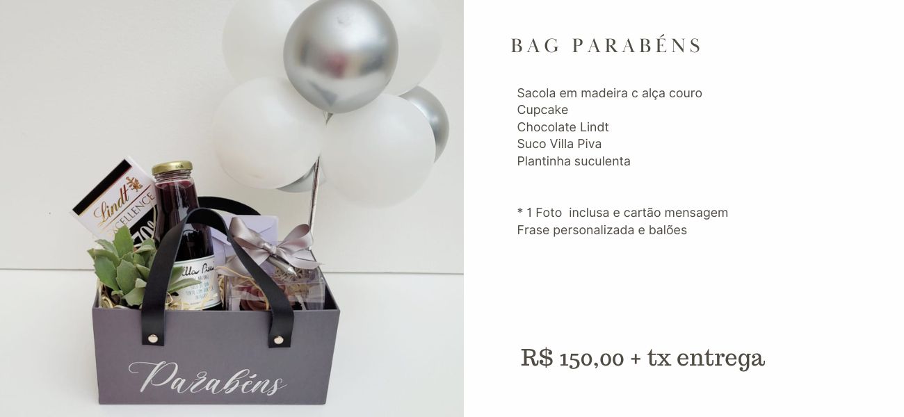 Bag Parabéns