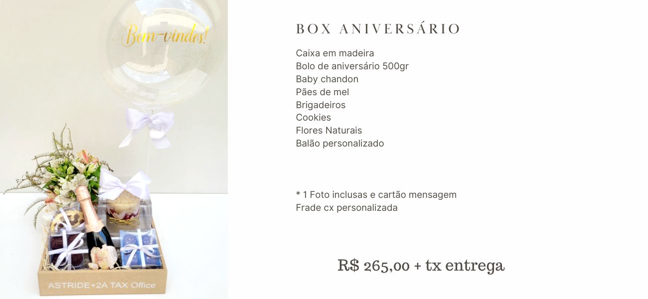 Box Aniversário