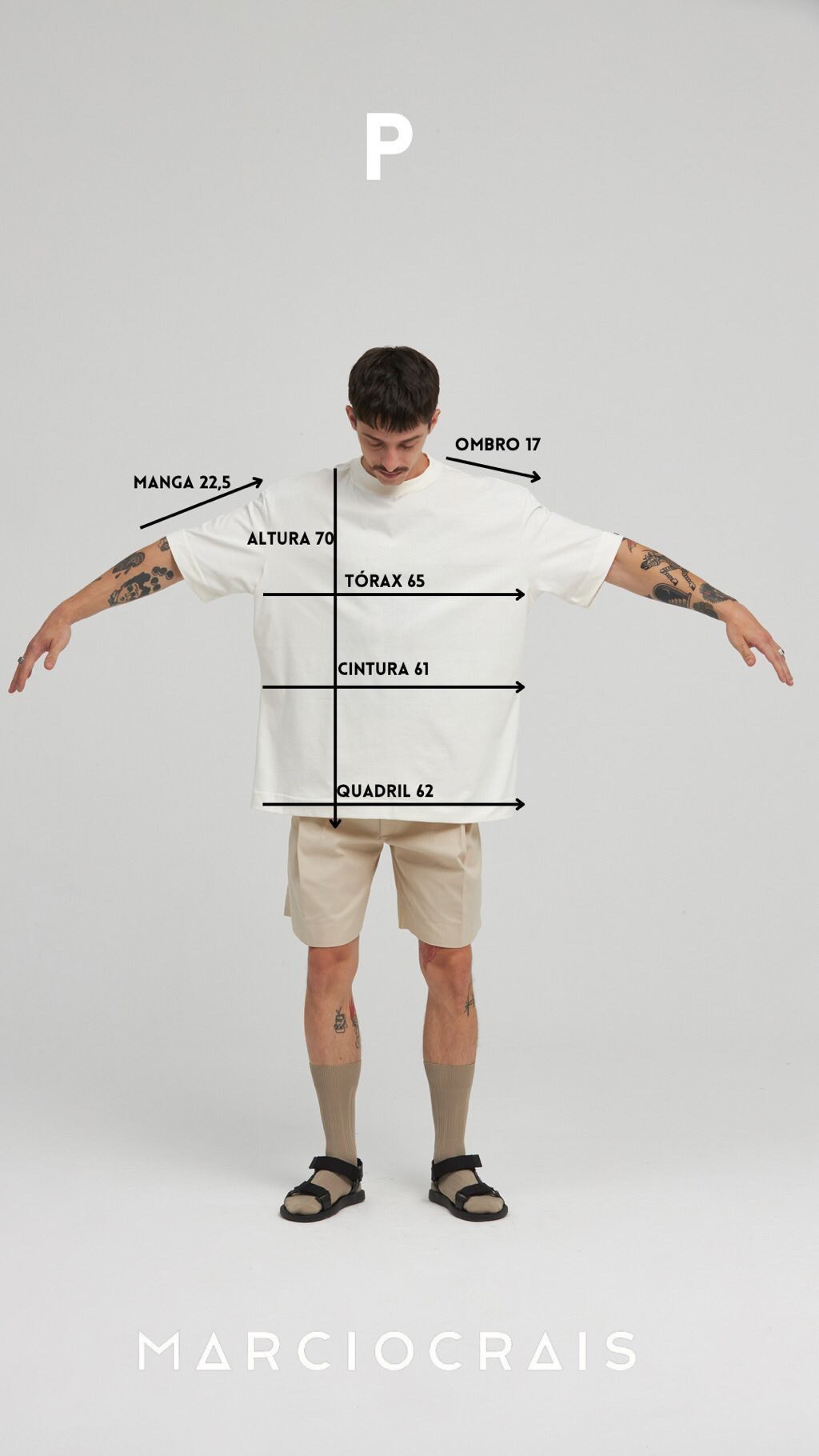 T-SHIRT OVERSIZED; 100% algodão