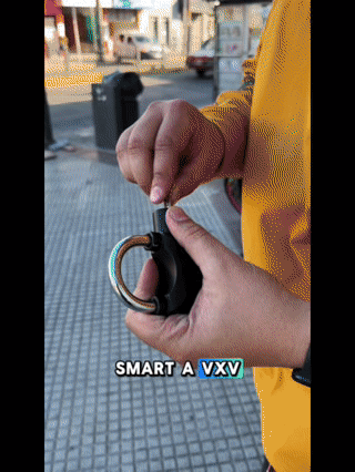 candado con alarma