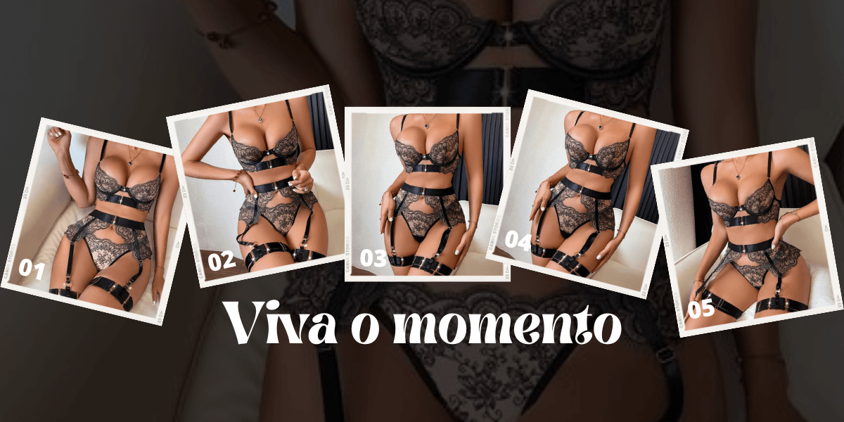 A Lingerie Eliana Super Hot de Renda é a solução perfeita para você explorar novas sensações e te levar a outro nível. Com um material de extrema qualidade, design inovador e provocativo, desperta muitos sentimentos. Do PP ao Plus Size. Compre agora e ati