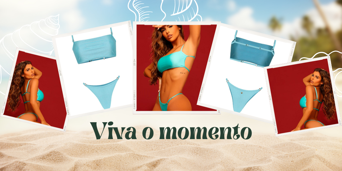 Bikini Top Band Sky Blue - Brazil é a solução perfeita para você explorar novas sensações e te levar a outro nível. Material de extrema qualidade, design inovador e provocativo, desperta muitos sentimentos. Compre agora e ative o Prazer e a Paixão em sua vida PP ao Plus Size. Pijama Feminino curto.