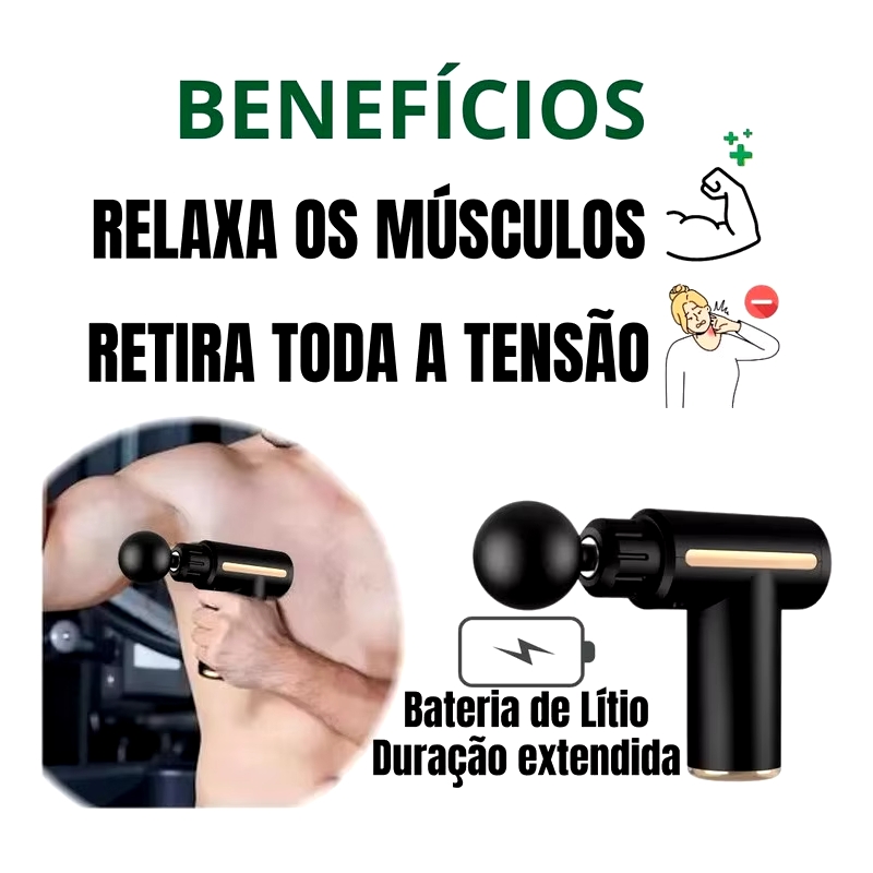 Massageador elétrico relaxante muscular