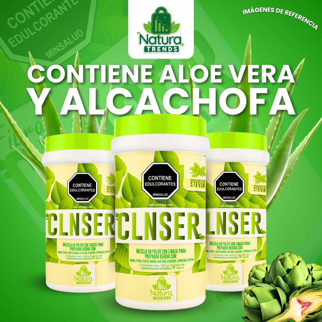 Contiene aloe vera y alcachofa