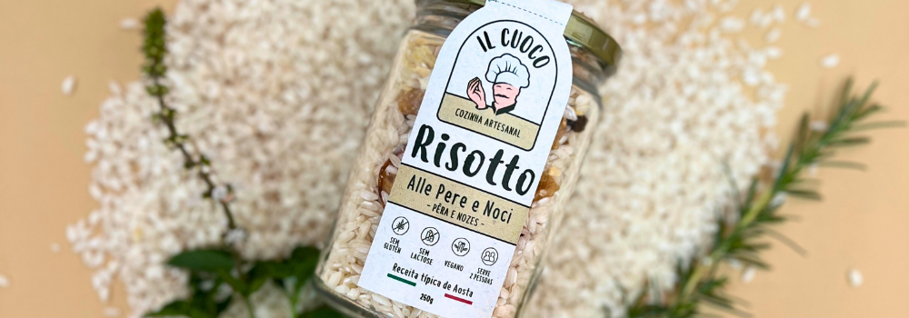 risoto artesanal vegano sem gluten sem lactose il cuoco