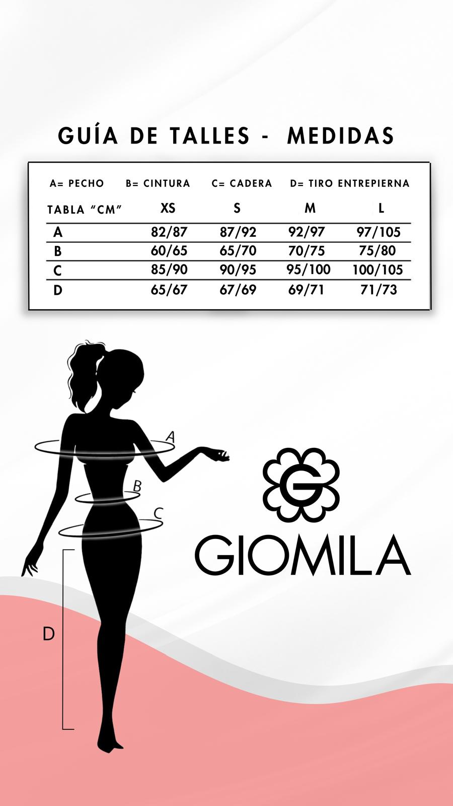 imagen guia de talles Giomila