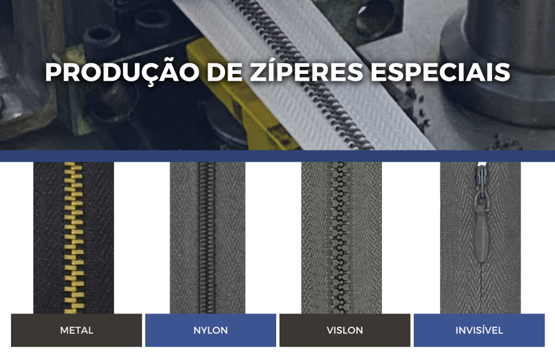 Tipos de Zíperes