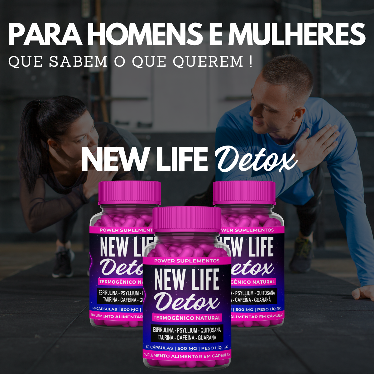 2 New Life Detox | Seca Barriga, Diurético, Desinchá e Desintoxica o Organismo