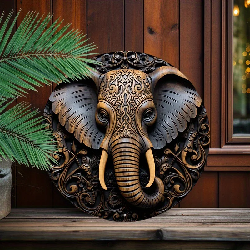 Placa Decorativa Elefante