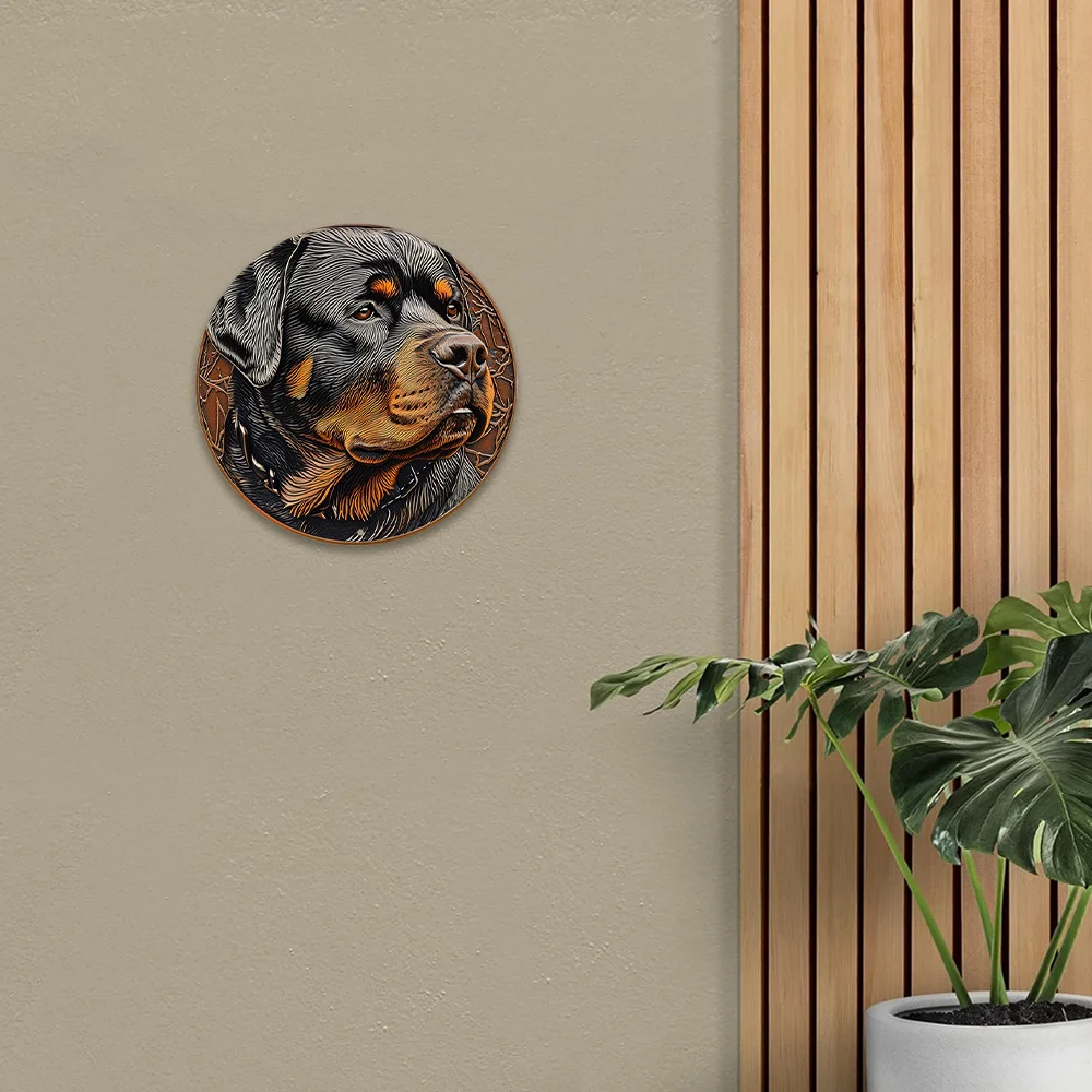 Quadro Decorativo Rottweiler