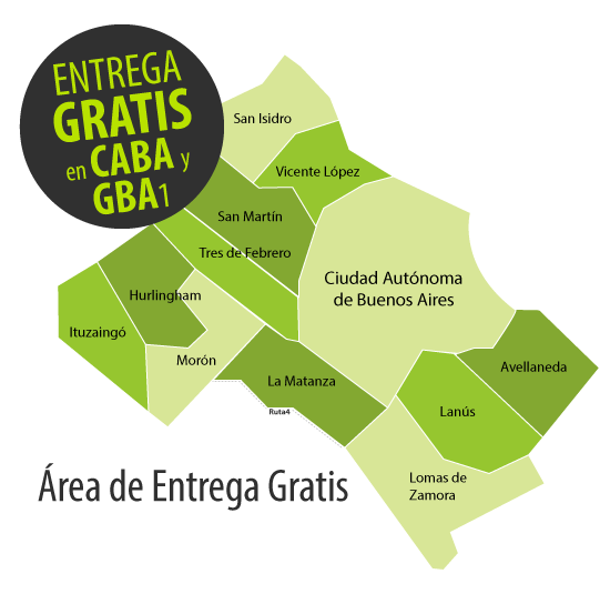 Area de entregas gratis Veguis