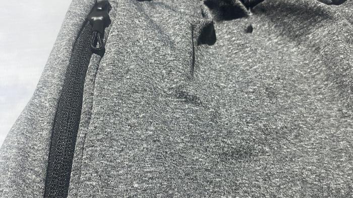 Detalle de tela Babuchas Térmicas FN Indumentaria