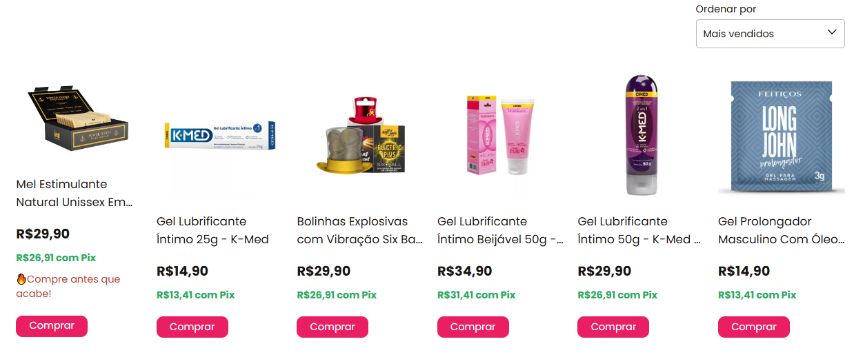 Cosméticos Mais Vendidos