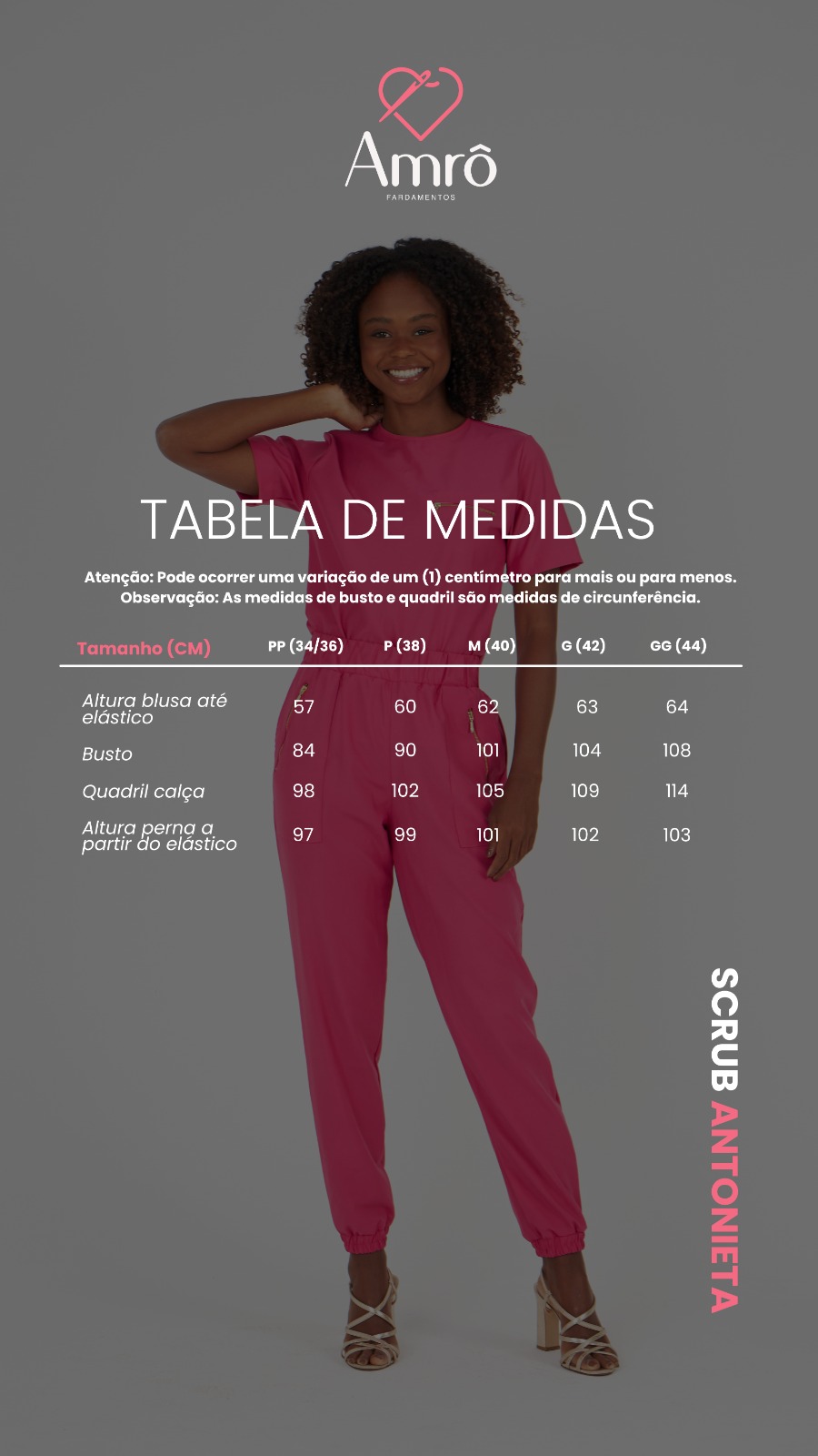 tabela de medidas