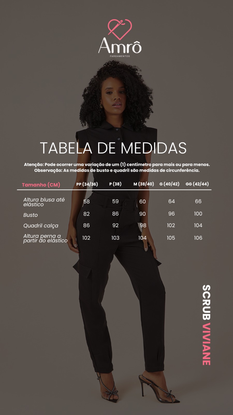 tabela de medidas