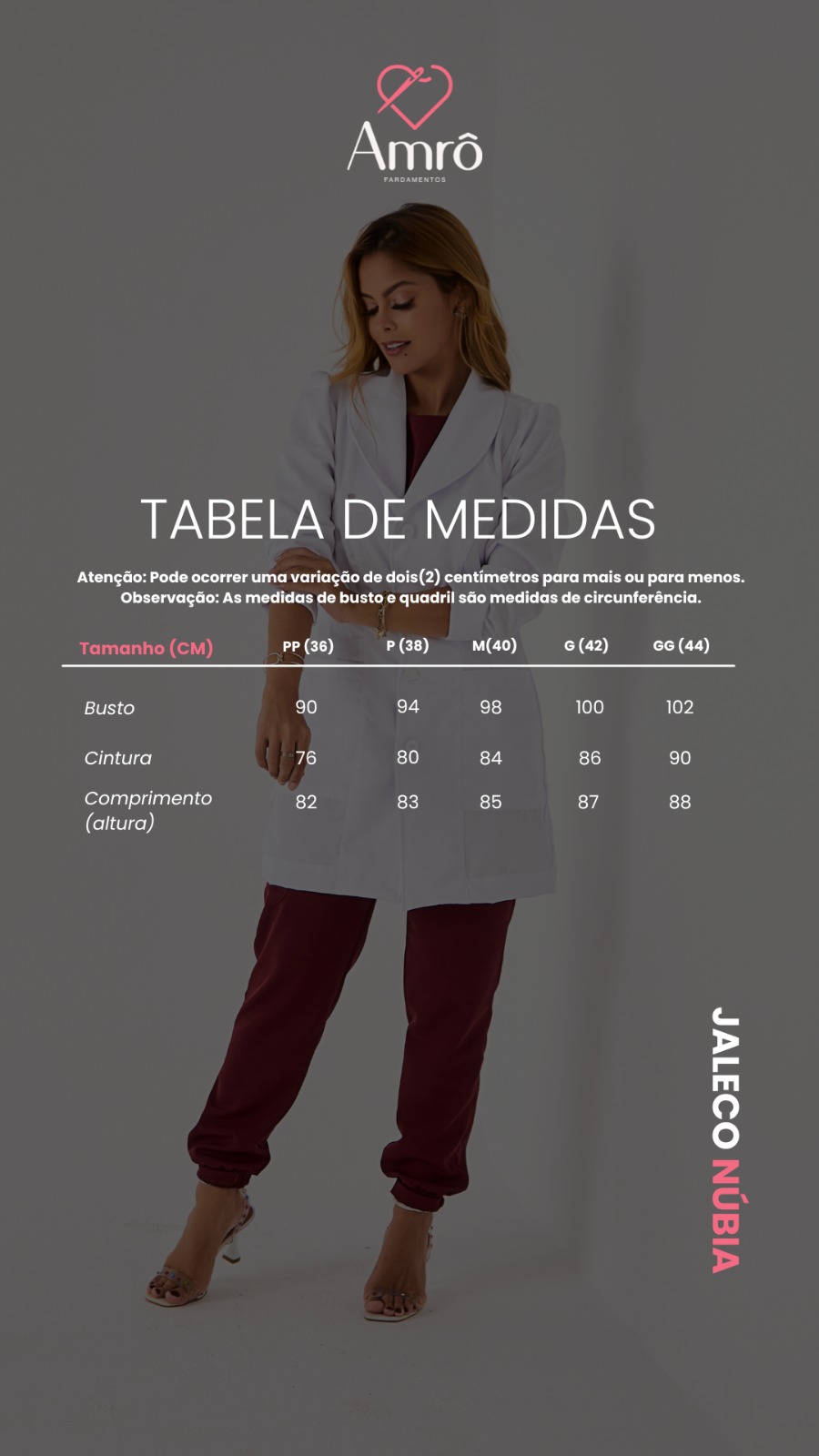 tabela de medidas