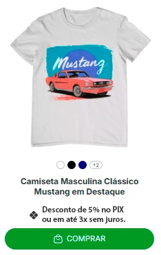 Camiseta Masculina Mustang