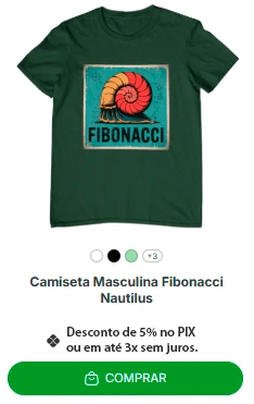 Camisieta Fibonacci