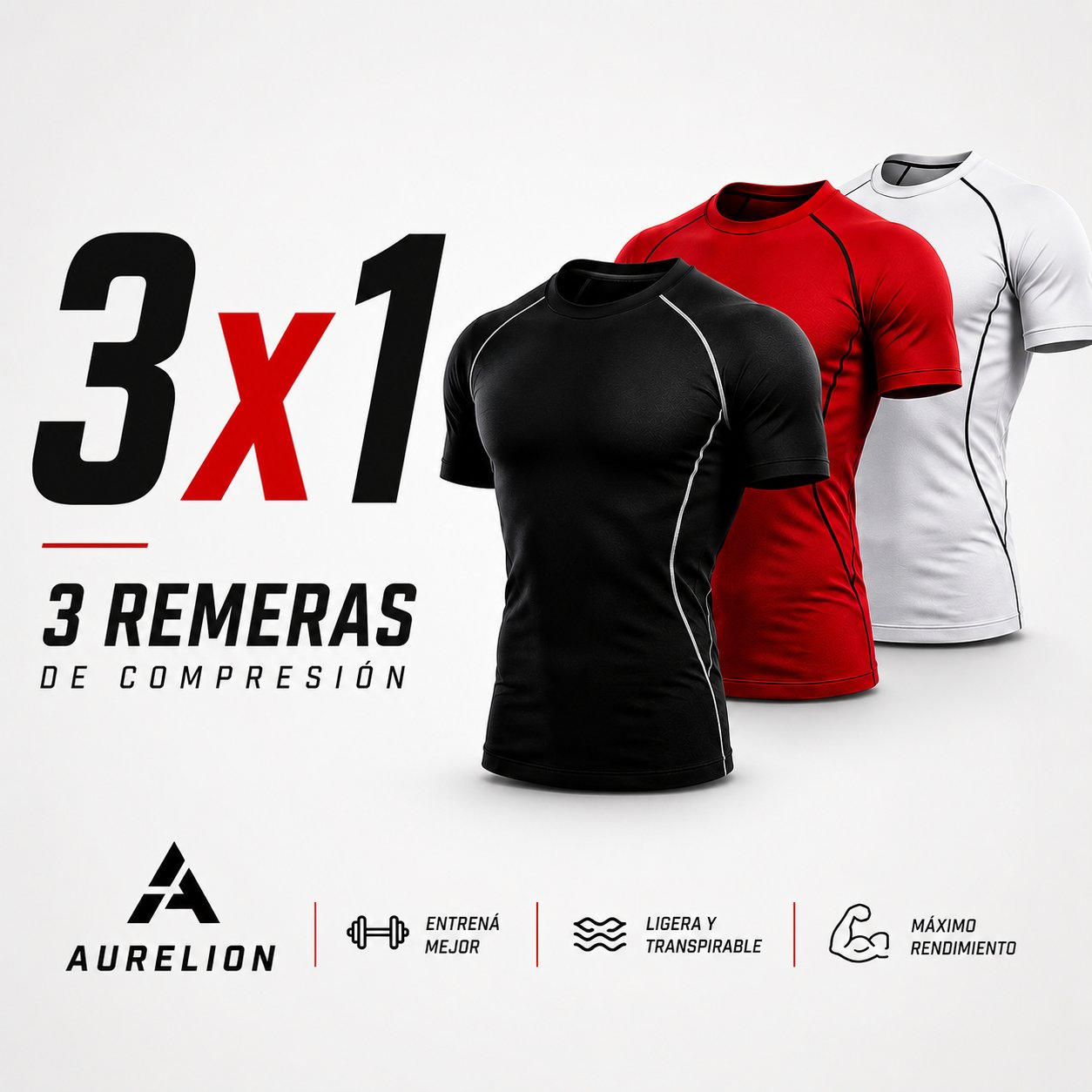 Aurelion Remera de Compresión