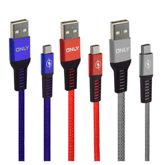 Cable USB a MICRO USB Y TIPO C - 3.1A