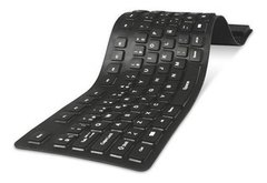 Teclado USB flexible negro NOGA NKB-76