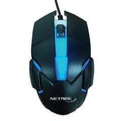 Mouse USB GAMER retroiluminado NETMAK