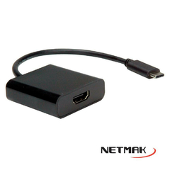 Adaptador Usb Tipo C A HDMI - M A H - NM-TC66 - NETMAK
