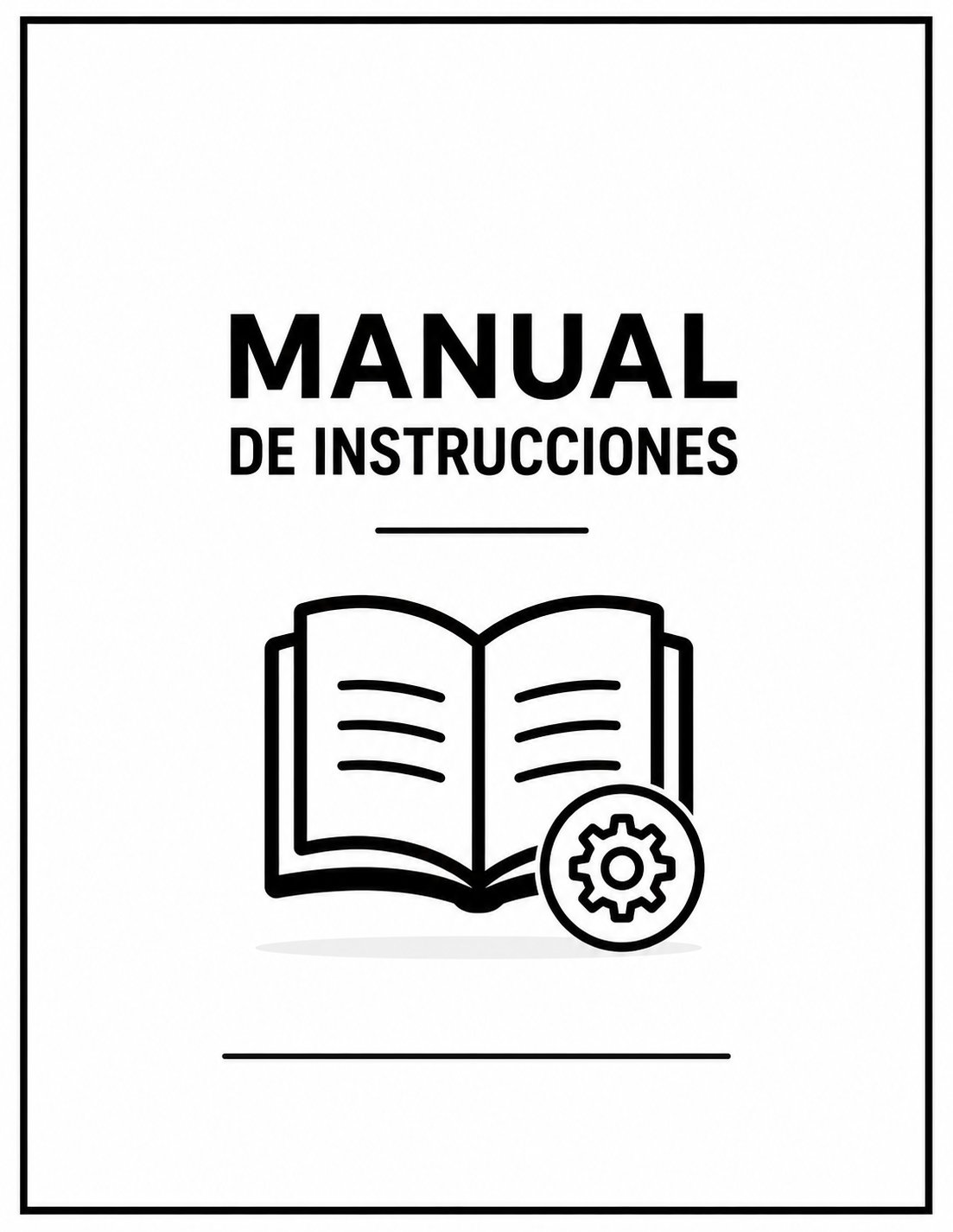 Manual de instrucciones