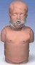Torso de niño p/prácticas de resucitación cardiopulmonar RCP Pediátrico