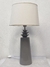 Lámpara de mesa cónica pineapple gris perlado - comprar online