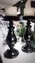 CANDELABRO VIDRIO GRESS NEGRO