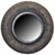 Espejo de pared circular negro - comprar online