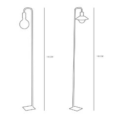 Lámpara de pie Dumi - Lumishop Iluminación