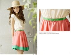 Vestido Colorido Primavera - Frete Grátis - loja online