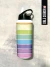 Botella termica Rayado arcoiris