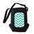 Bolso Animal Chevron aguamarina