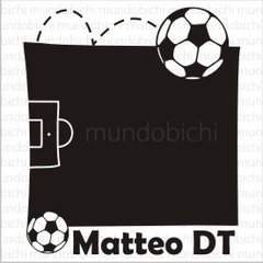 vinilo decorativo pizarra futbol