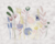 Flores acuarela color - comprar online